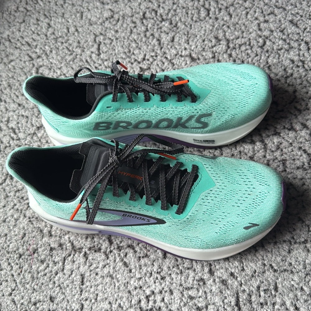Women's Teal Running Shoes - Picture 3 of 11